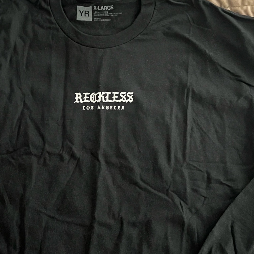 Young & Reckless Black Long Sleeve Tee